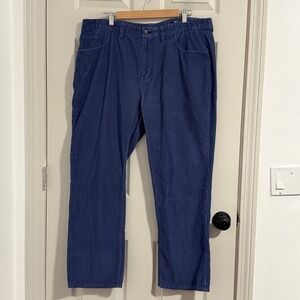 Vineyard Vines Corduroy Pants Mens 38x30 Blue Straight Leg Coastal Preppy Casual